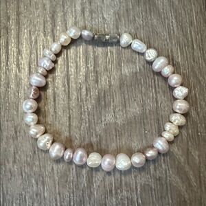 Freshwater Baroque Pearl Bracelet, 7 inches